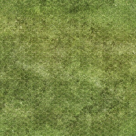 Dry-erase mat - Grass - hexagonal grid