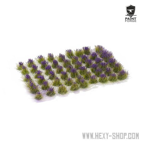 Purple Flowers - 6mm Tuft