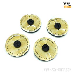Wound Dial (1-24) - Light Wood