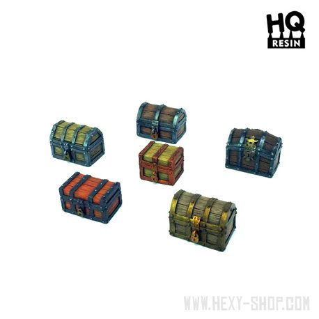 Wooden Chests Set