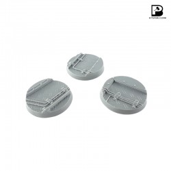 40mm Round Industrial Bases (x3)