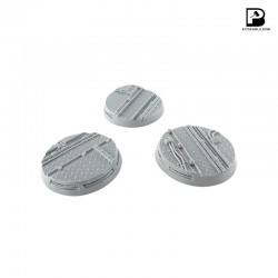 50mm Round Industrial Bases (x3)